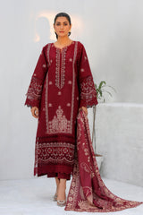 Elora-Khaddar 3 Pc Festive Suit